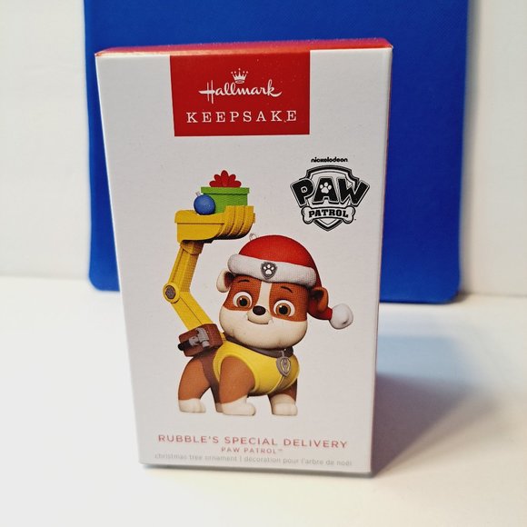 Hallmark Keepsake Ornament - PAW Patrol Rubble's Special Delivery' 2023 … - Picture 2 of 8
